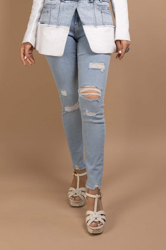 Nora Blue Skinny Jeans - Blues and Jazz