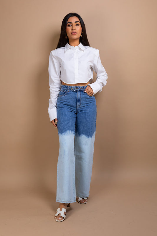 Sona Two Toned Wide legs