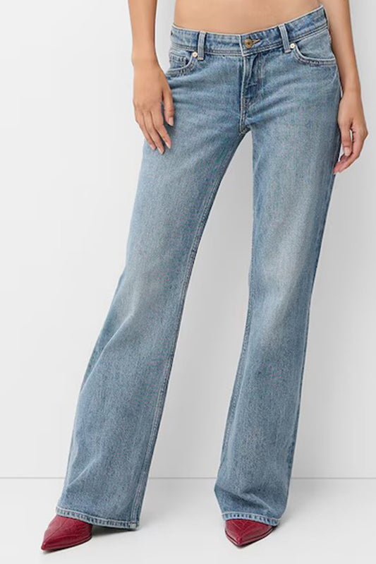 Nora Low Waist Boot Cut - Light Blue - Blues and Jazz