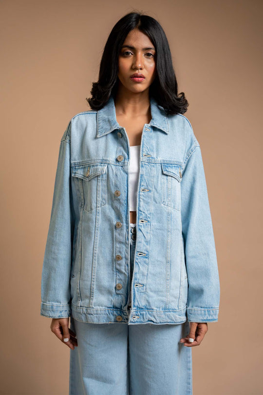 Oversized Jacket - Blues and Jazz