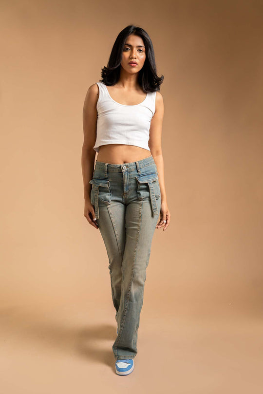 Anita Dirty Blue - Straight Fit Jeans - Blues and Jazz