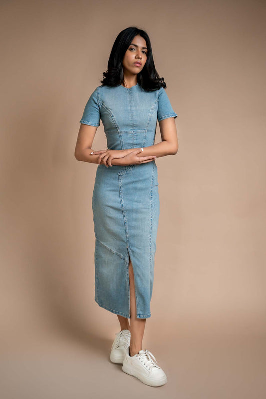 Veronica - Midi Dress - Blues and Jazz