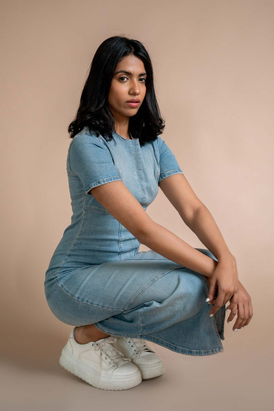 Veronica - Midi Dress - Blues and Jazz