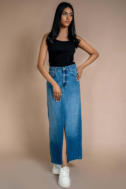 Elsa - Midi Skirt - Blues and Jazz