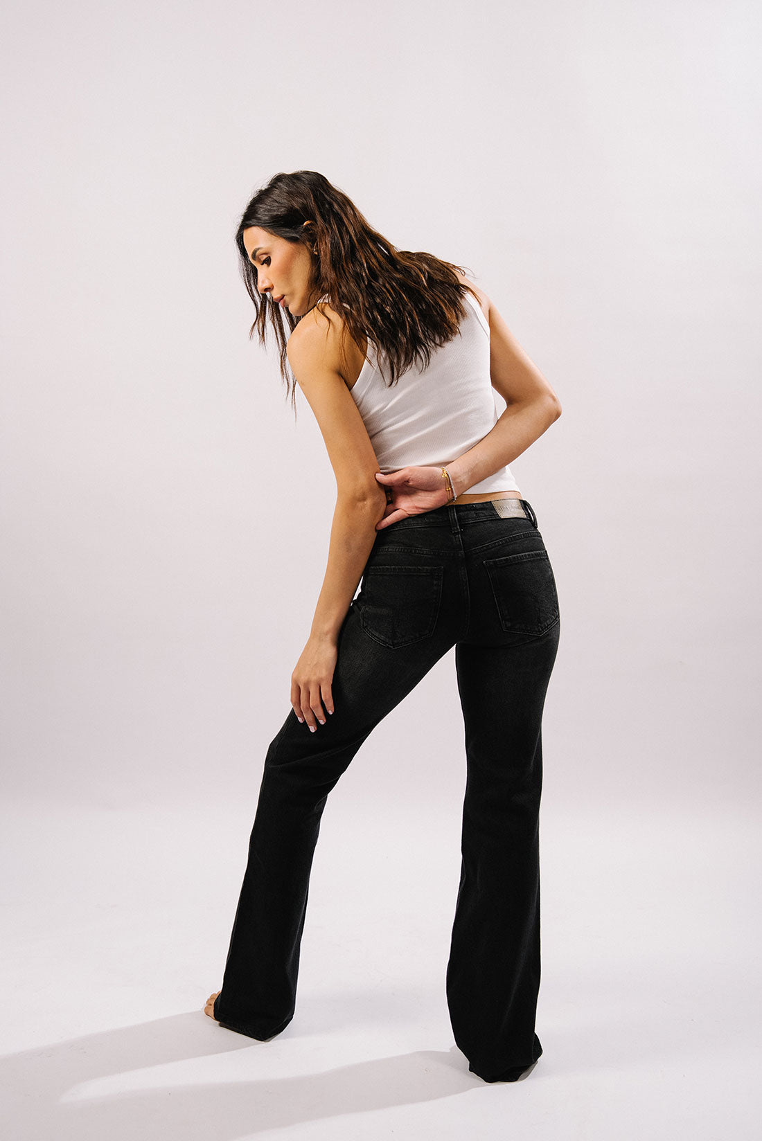 Nora Low Waist Boot Cut - Black Jeans - Blues and Jazz