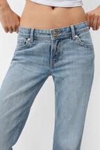 Nora Low Waist Boot Cut - Light Blue - Blues and Jazz