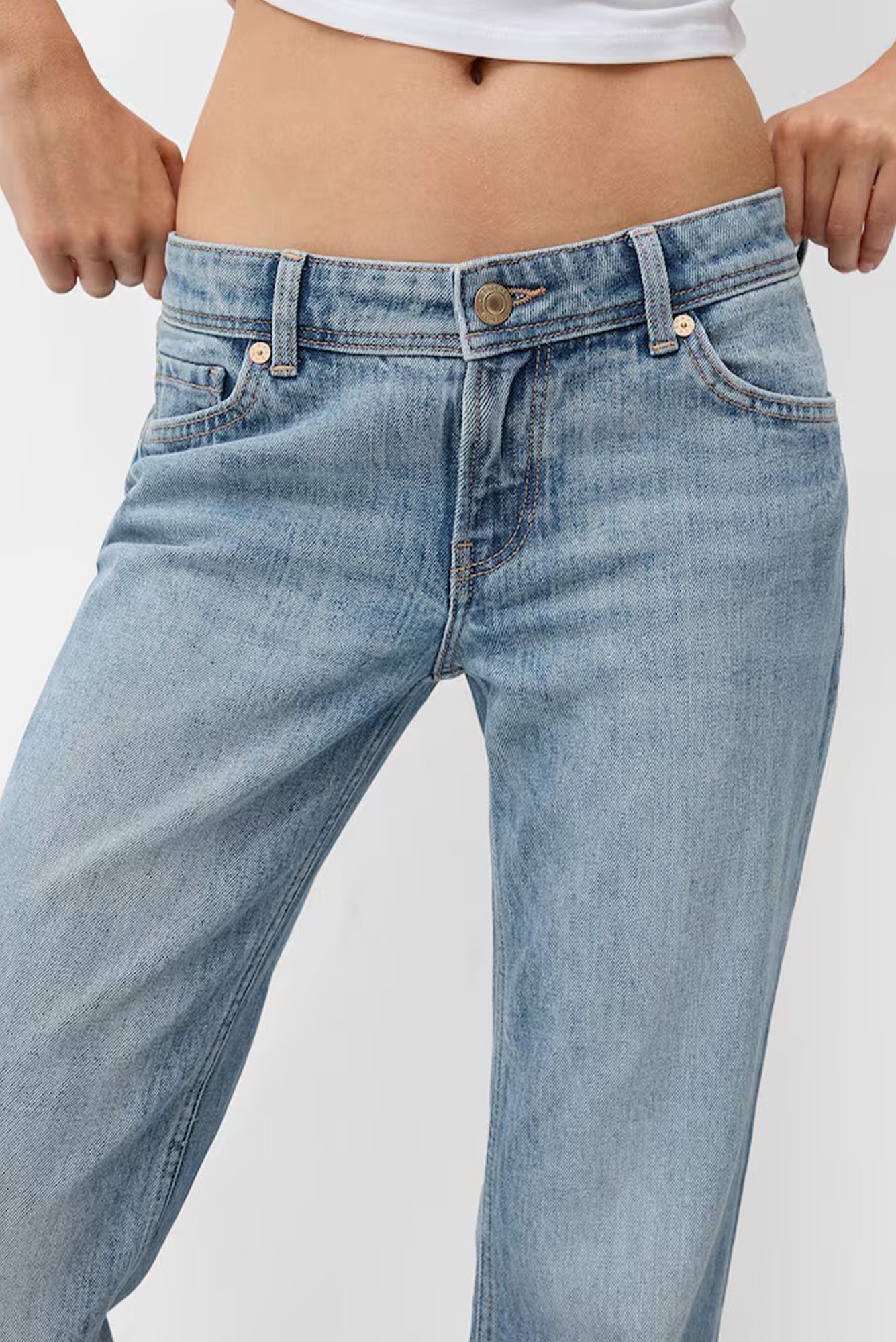 Nora Low Waist Boot Cut - Light Blue - Blues and Jazz