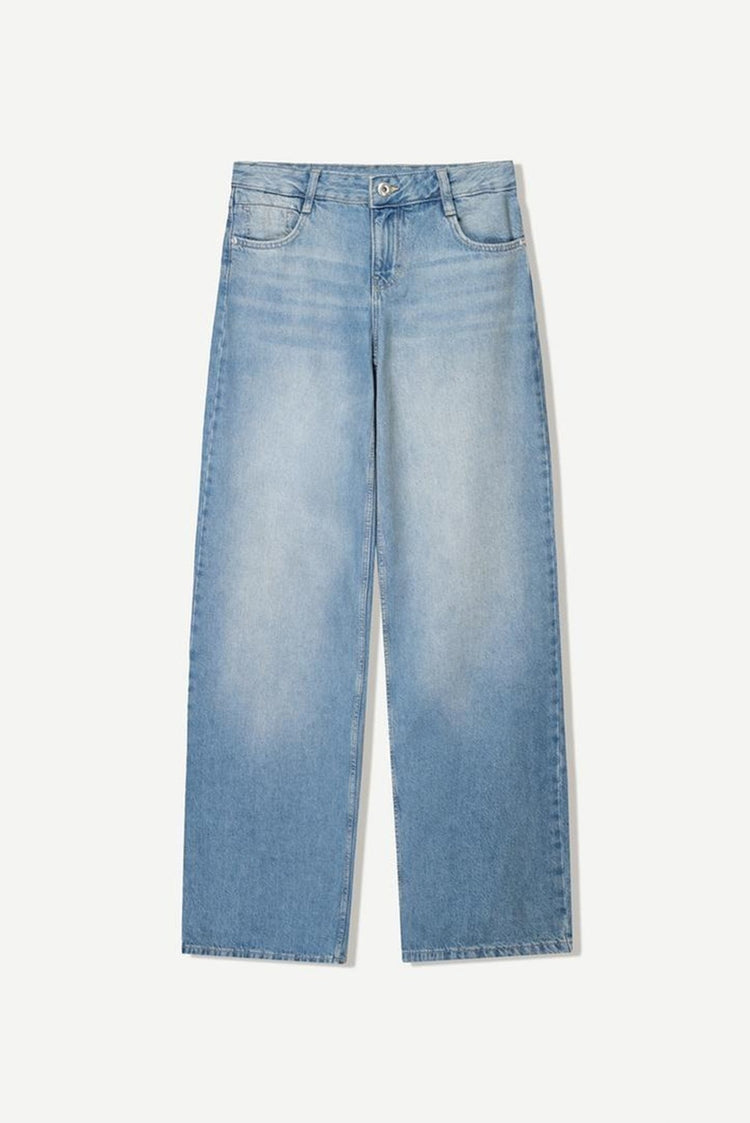Mila - Wide Leg Jeans Light Blue