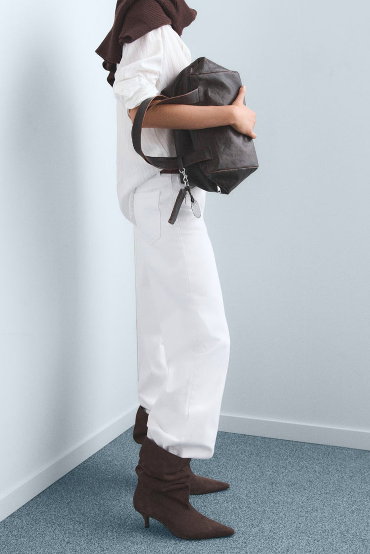 Ibiza Wide Leg Jeans (White)