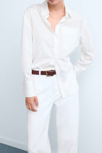 Ibiza Wide Leg Jeans (White) - Blues and Jazz