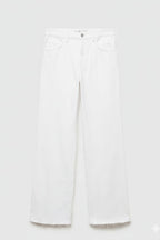 Ibiza Wide Leg Jeans (White) - Blues and Jazz