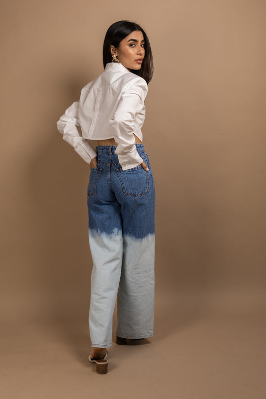 Sona Two Toned Wide legs