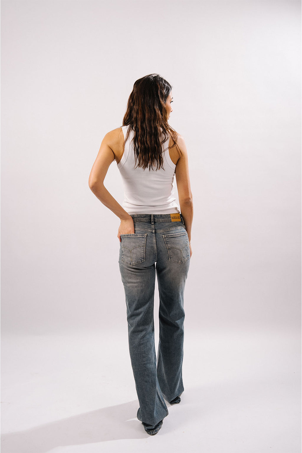 Nora Low Waist Boot Cut - Blue Jeans - Blues and Jazz