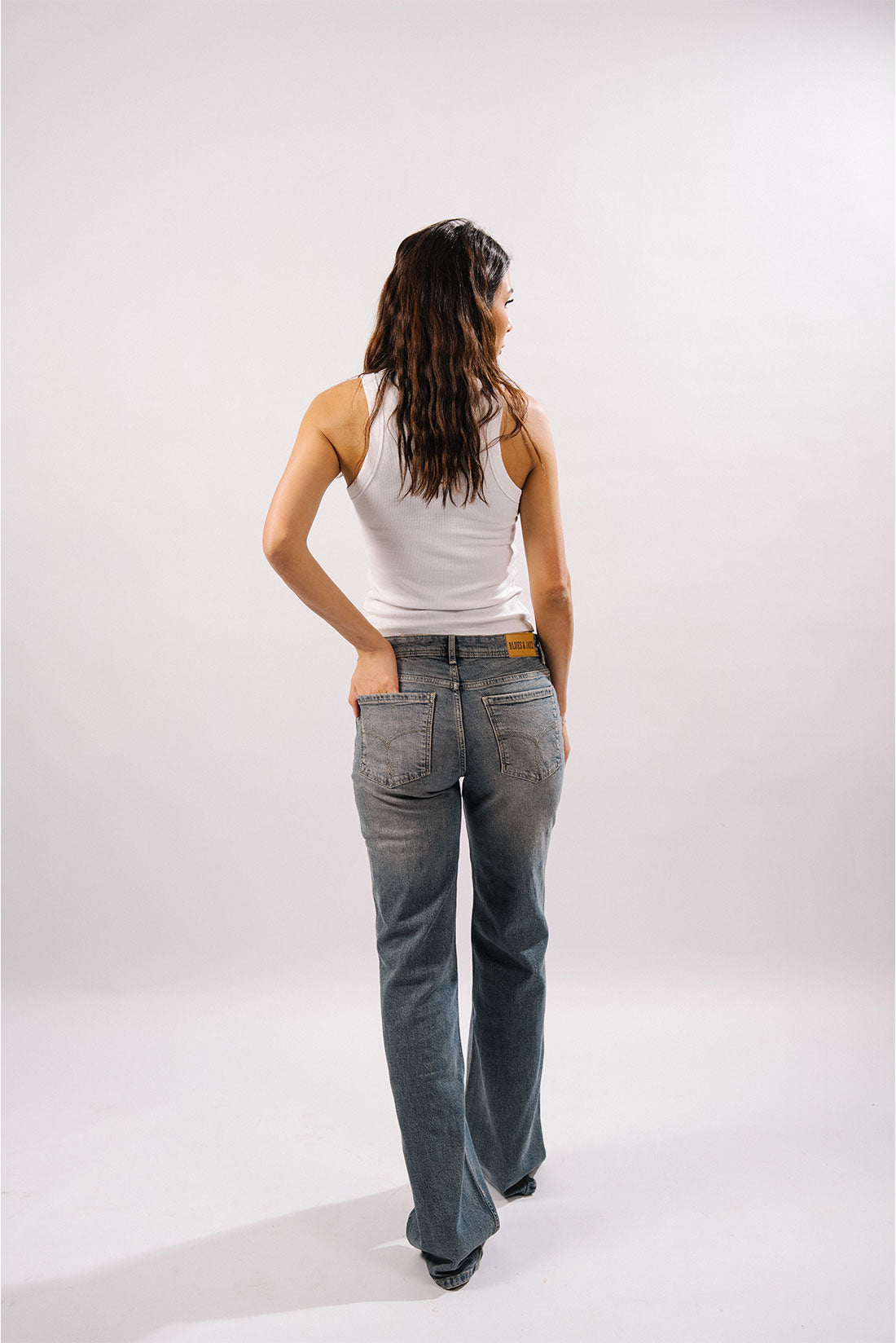 Nora Low Waist Boot Cut - Blue Jeans - Blues and Jazz