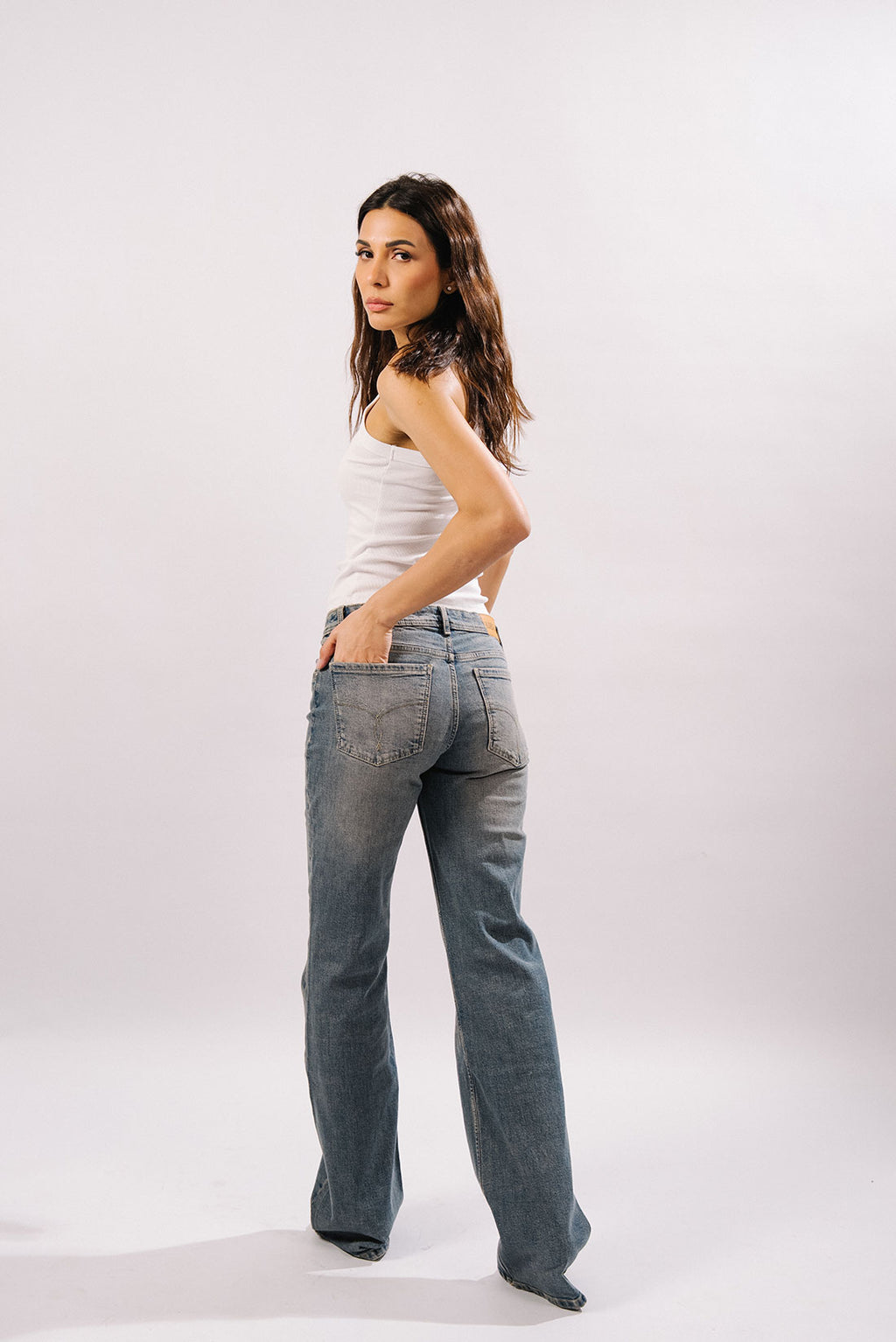Nora Low Waist Boot Cut - Blue Jeans - Blues and Jazz