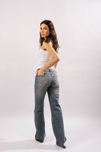 Nora Low Waist Boot Cut - Blue Jeans - Blues and Jazz