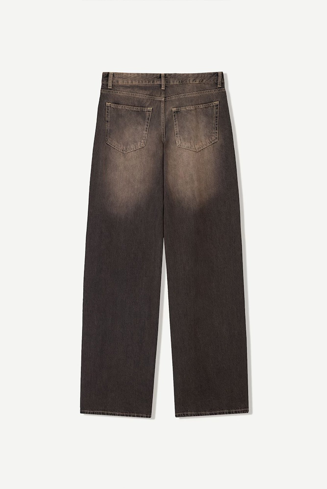Mila - Wide Leg Faded Brown - Blues and Jazz