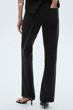Glitter Studded Black - Straight Fit Jeans - Blues and Jazz