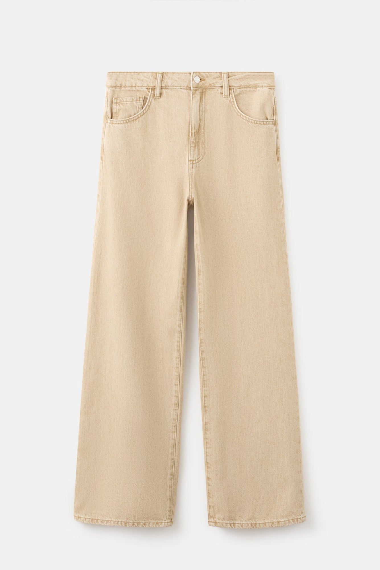 Ibiza - Wide Leg Jeans (Sand) - Blues and Jazz