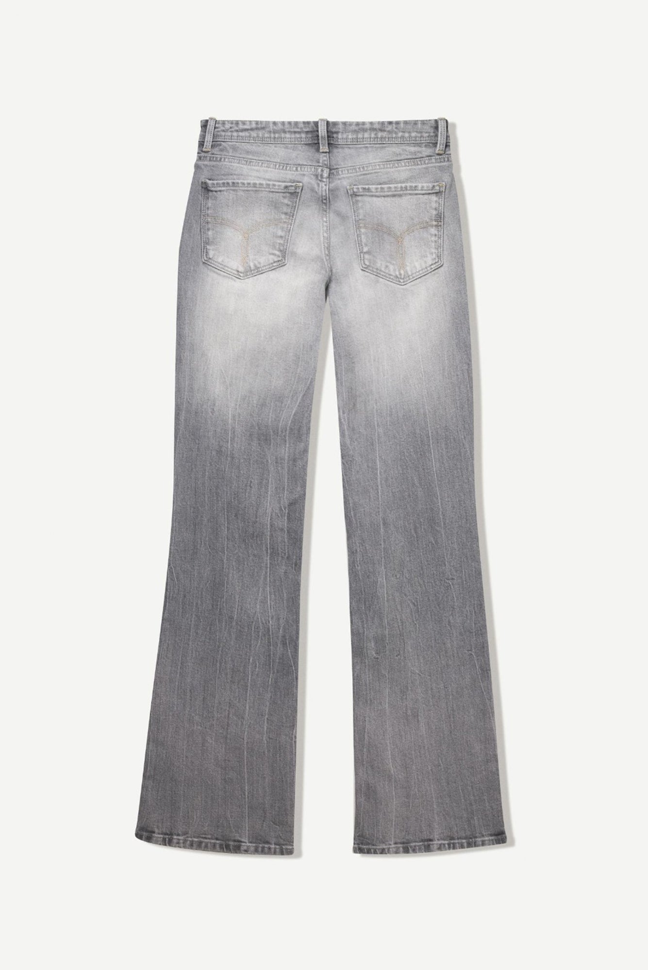 Nora Low Waist Boot Cut - Light Grey - Blues and Jazz