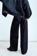 Mila - Wide Leg Rinse Jeans - Blues and Jazz