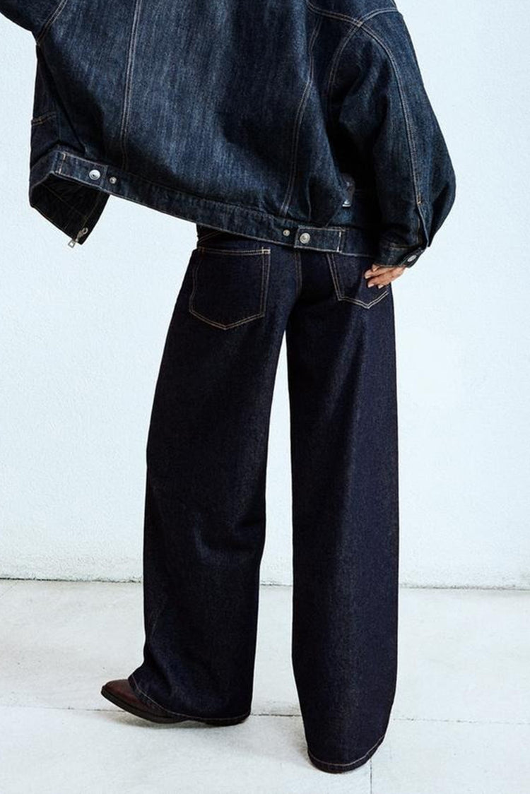 Mila - Wide Leg Rinse Jeans