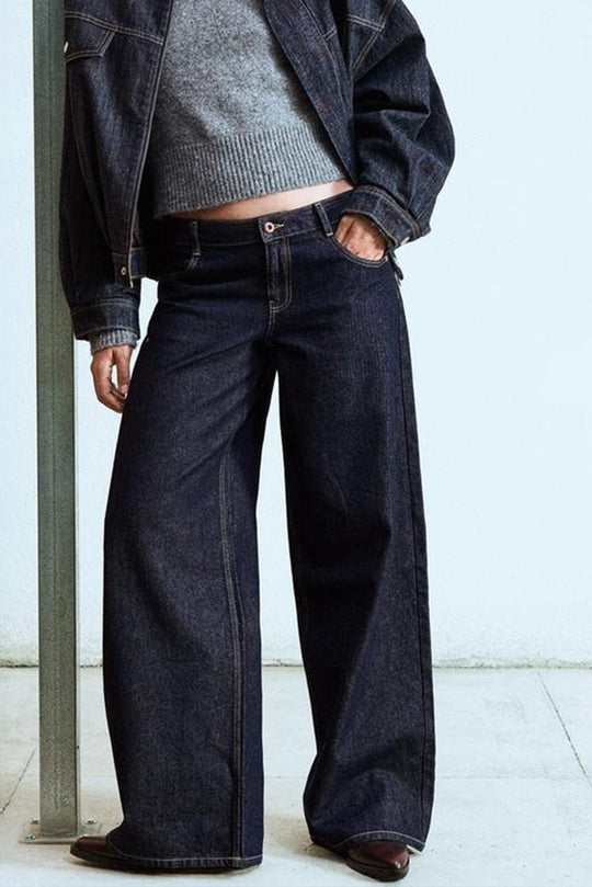 Mila - Wide Leg Rinse Jeans