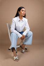 Sona Two Toned Wide legs - Blues and Jazz