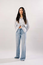 Ibiza - Wide Leg Jeans(Light blue) - Blues and Jazz