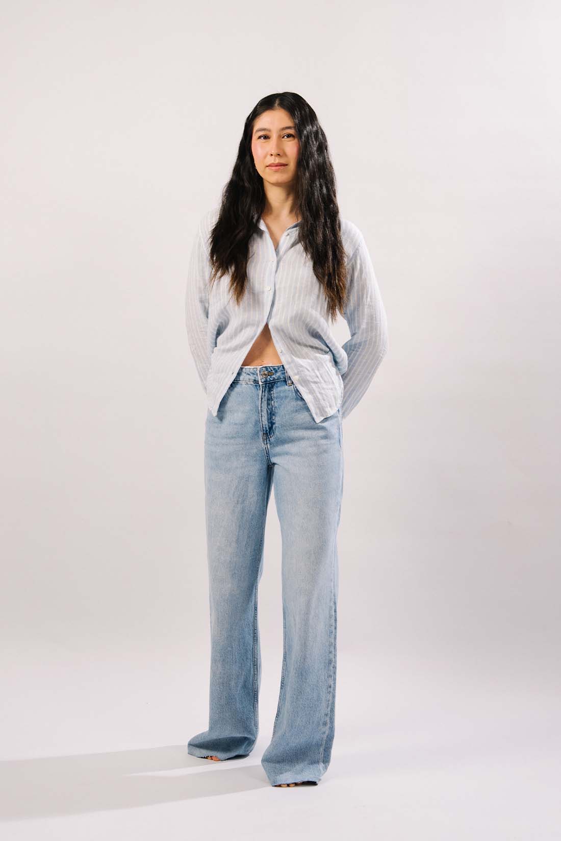 Ibiza - Wide Leg Jeans(Light blue) - Blues and Jazz