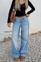 Mila - Wide Leg Jeans Light Blue - Blues and Jazz