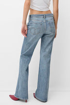 Nora Low Waist Boot Cut - Light Blue - Blues and Jazz