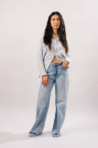 Ibiza - Wide Leg Jeans(Light blue) - Blues and Jazz