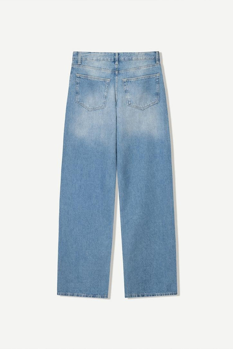 Mila - Wide Leg Jeans Light Blue