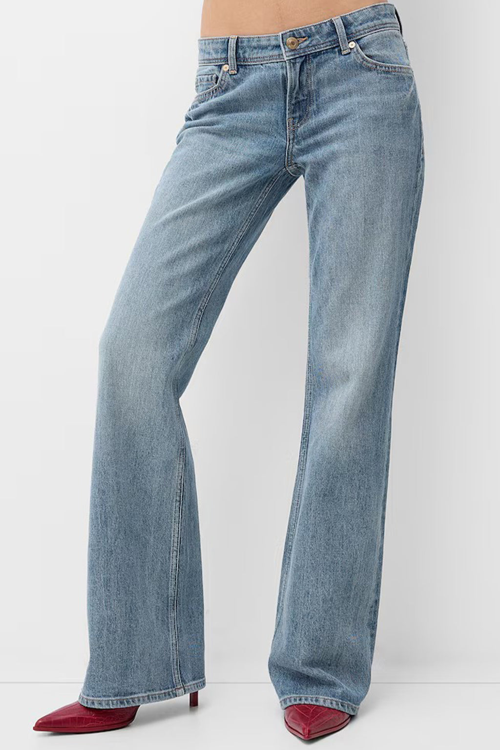Nora Low Waist Boot Cut - Light Blue - Blues and Jazz