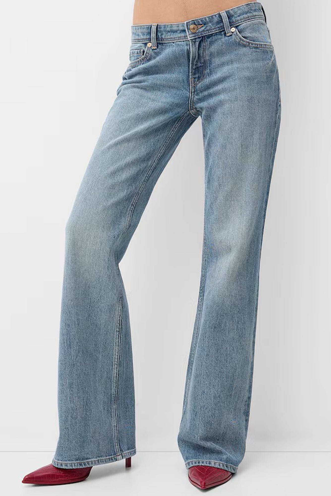 Nora Low Waist Boot Cut - Light Blue - Blues and Jazz