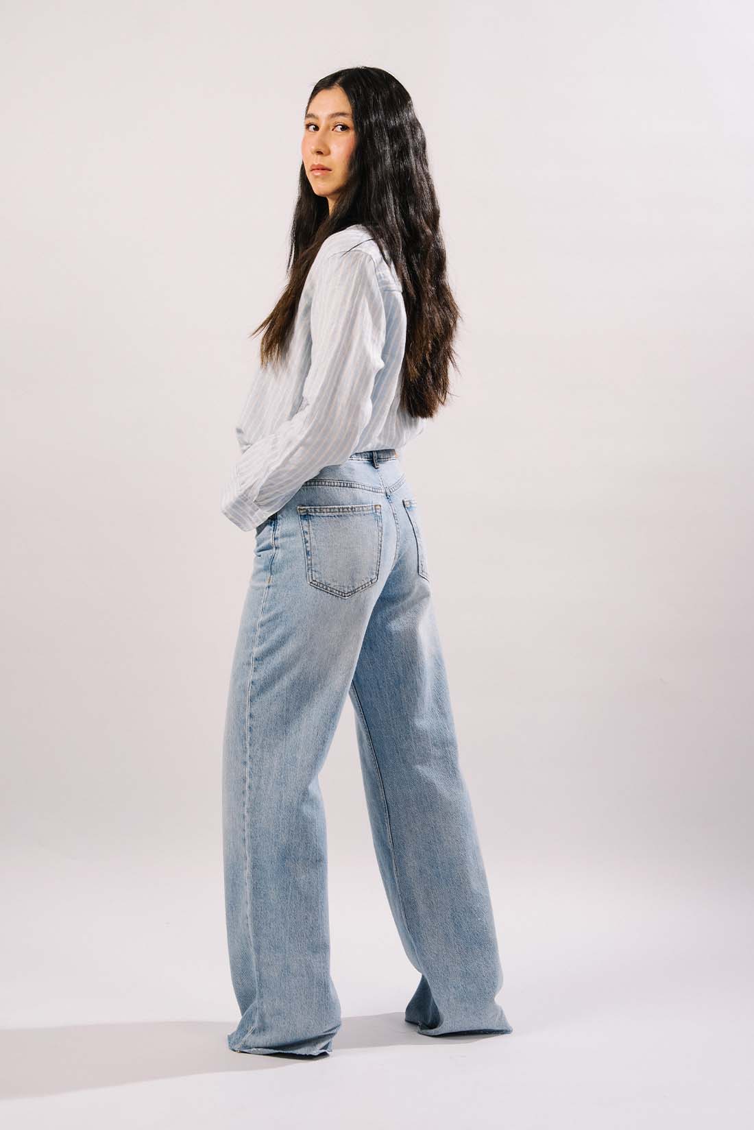 Ibiza - Wide Leg Jeans(Light blue) - Blues and Jazz
