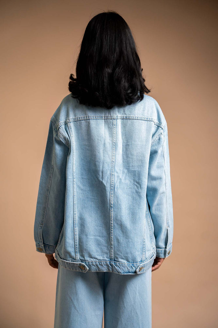 Oversized Jacket - Blues and Jazz