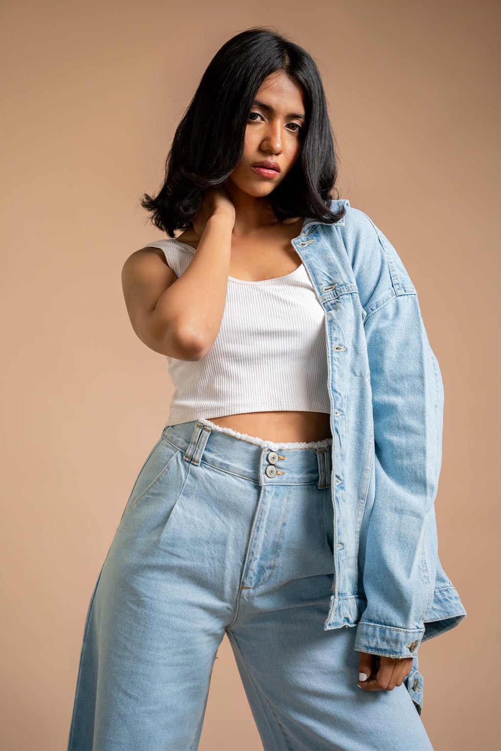 Oversized Jacket - Blues and Jazz