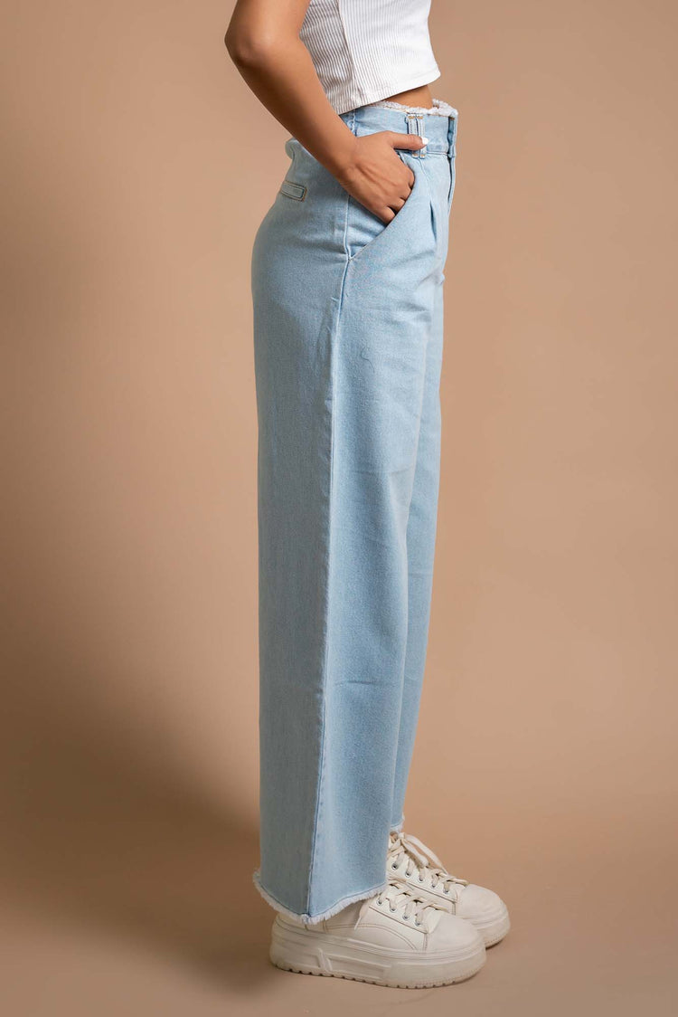 Zelda - Wide leg Jeans Light Blue - Blues and Jazz