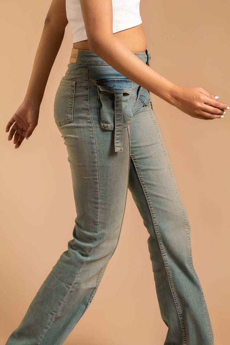 Anita Dirty Blue - Straight Fit Jeans - Blues and Jazz