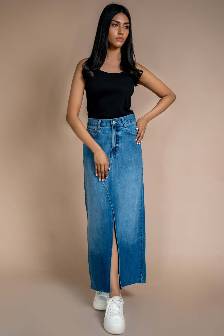 Elsa - Midi Skirt - Blues and Jazz