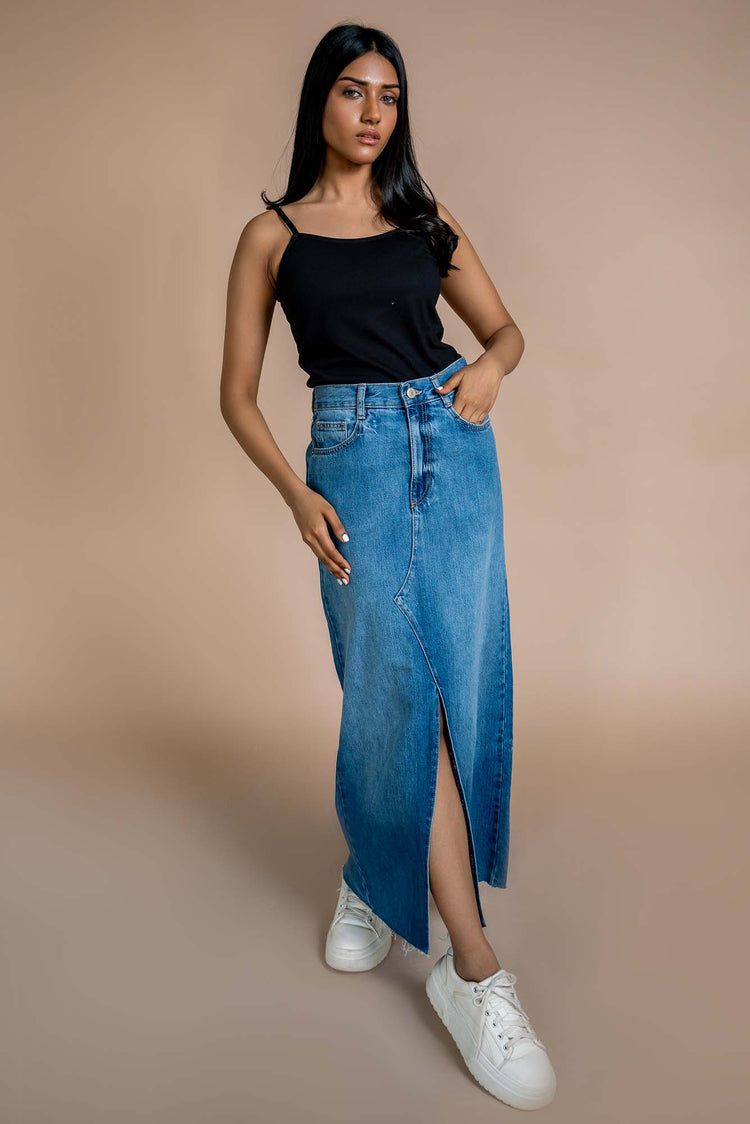 Elsa - Midi Skirt - Blues and Jazz