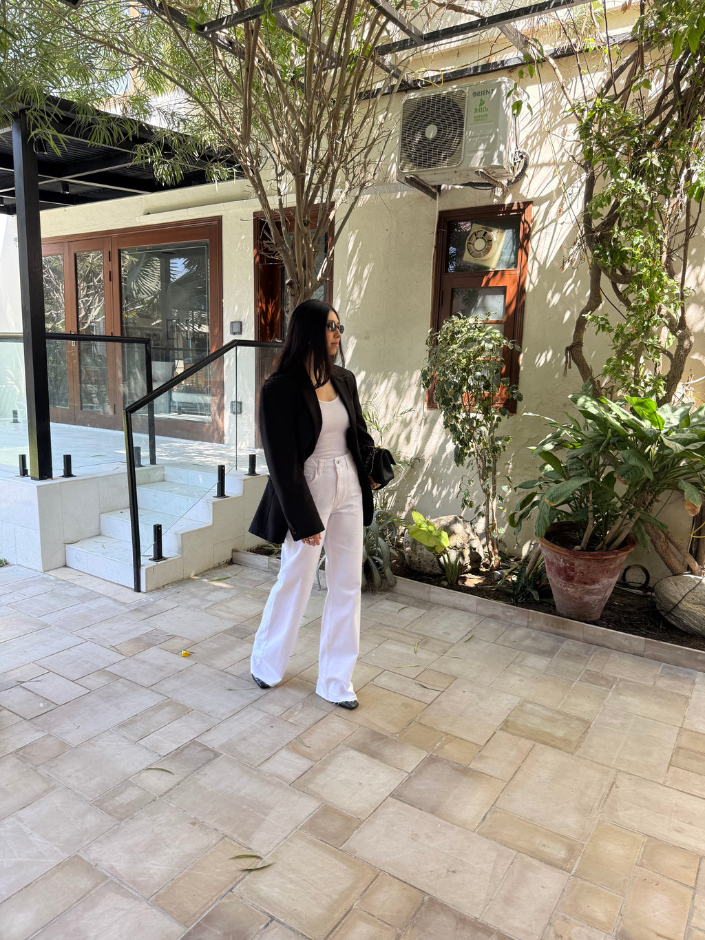 Ibiza - Wide Leg Jeans (White) - Blues and Jazz