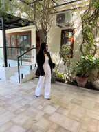 Ibiza - Wide Leg Jeans (White) - Blues and Jazz