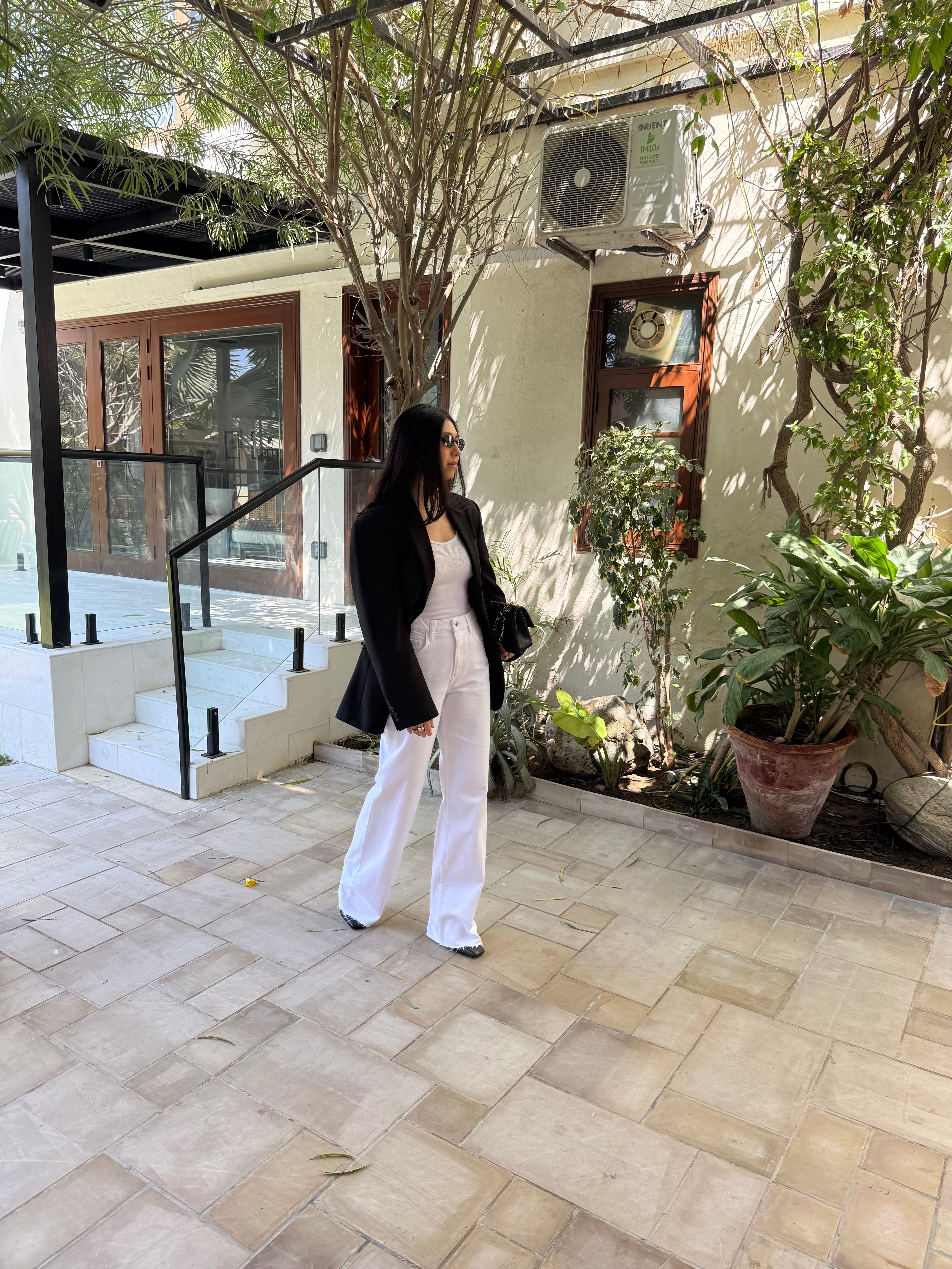 Ibiza - Wide Leg Jeans (White) - Blues and Jazz